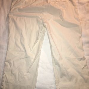 Banana Republic Stretch white pants
